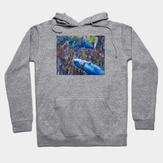 Whales Hoodie by seebacherh